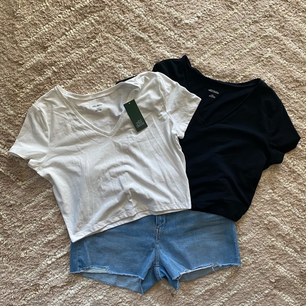 Wild Fable cropped tees